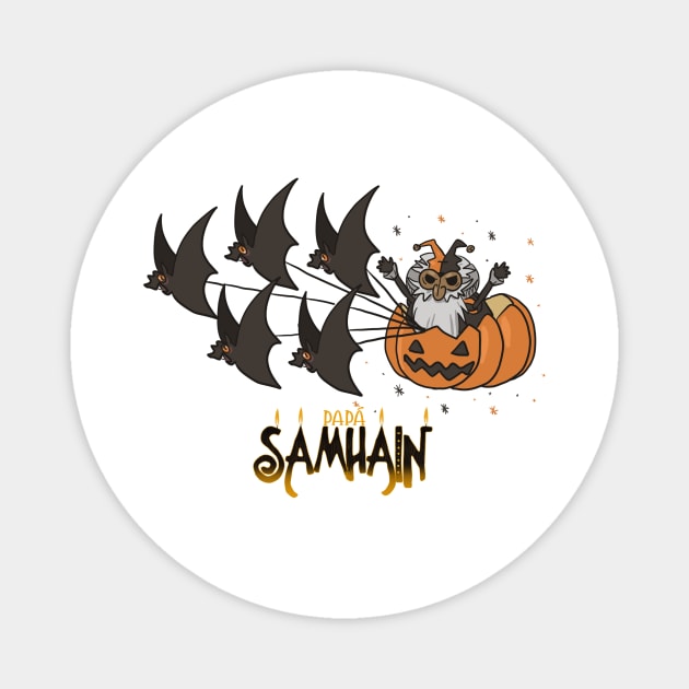 Papa Samhain Magnet by JonasEmanuel